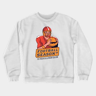 halloween heart football Crewneck Sweatshirt